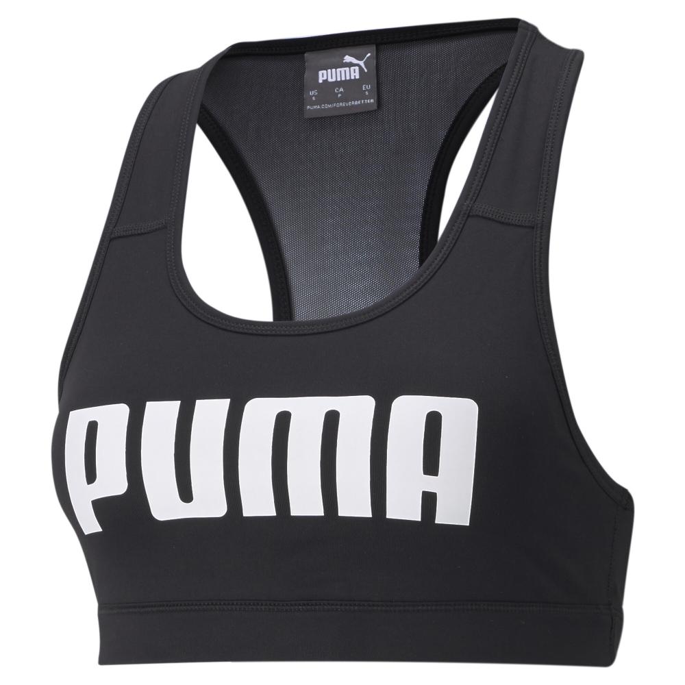 Puma Brassière Noire Femme Puma Mid Impact 4keeps