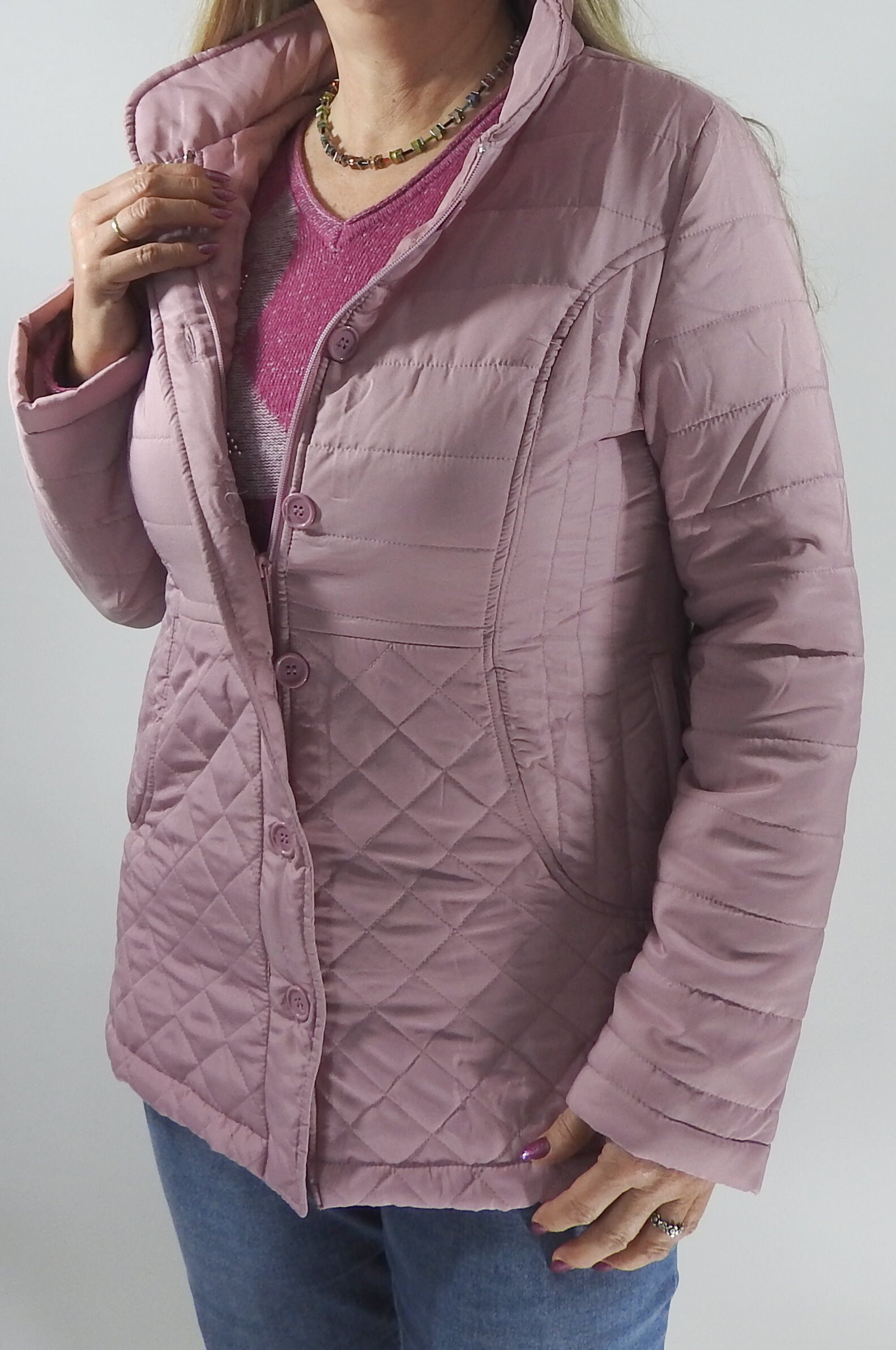 Damen Steppjacke rose
