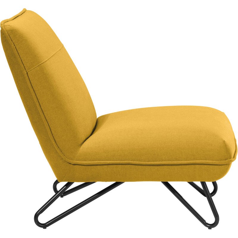 Chauffeuse Bruneau Max- tissu - pieds métal