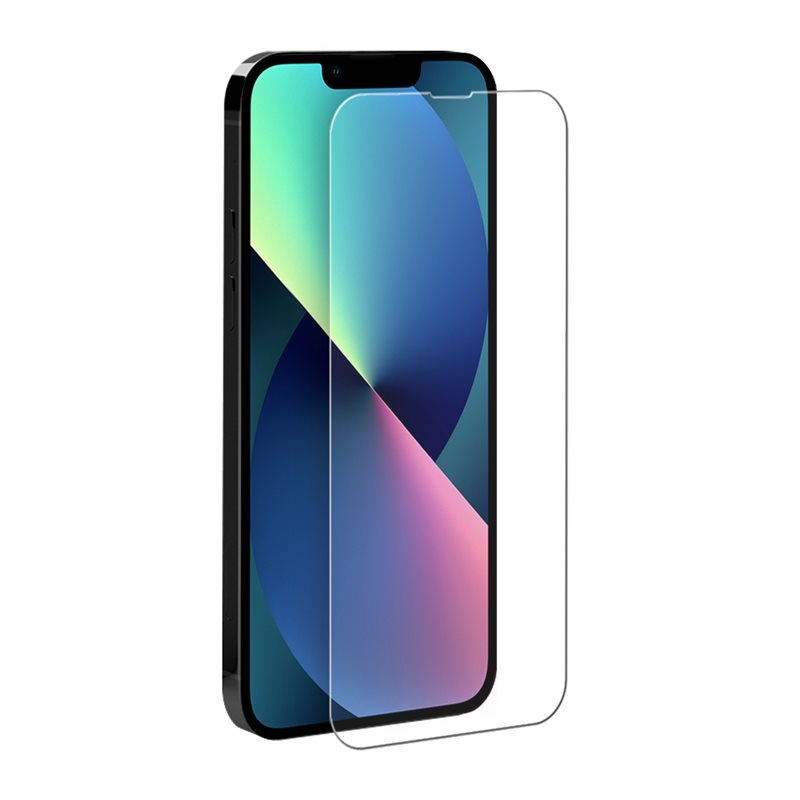 iPhone 14 / iPhone 13 / 13 Pro Mountain Glass Clear Panzerglas 2.5D Displayschutz Case Friendly (EGSP00775)