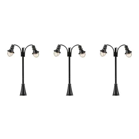 Faller 272130 - LED-Laterne, Bogenleuchten, warmweiß, 3 Stück