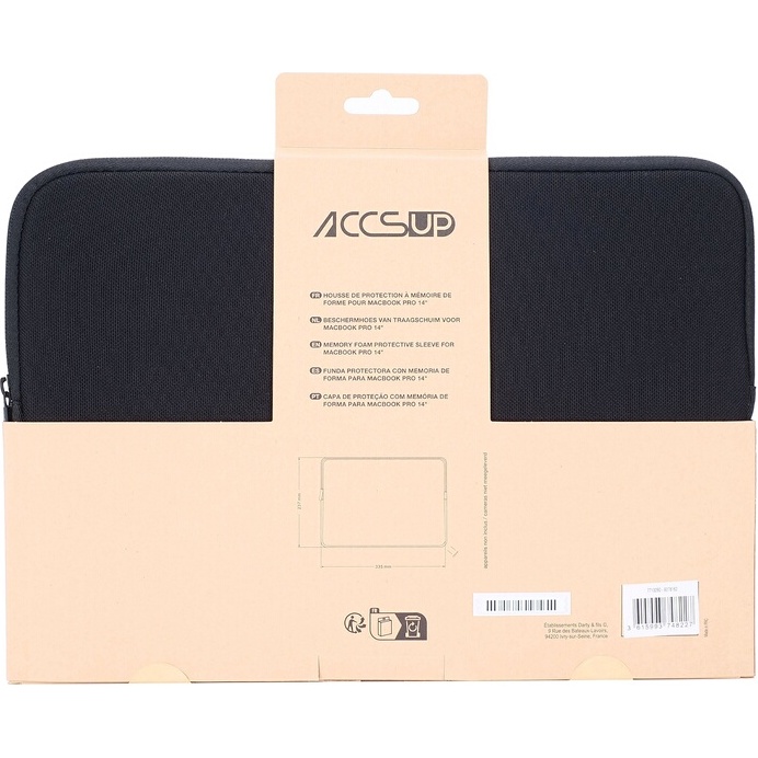 Housse PC Portable Accsup SLV Noire 14''
