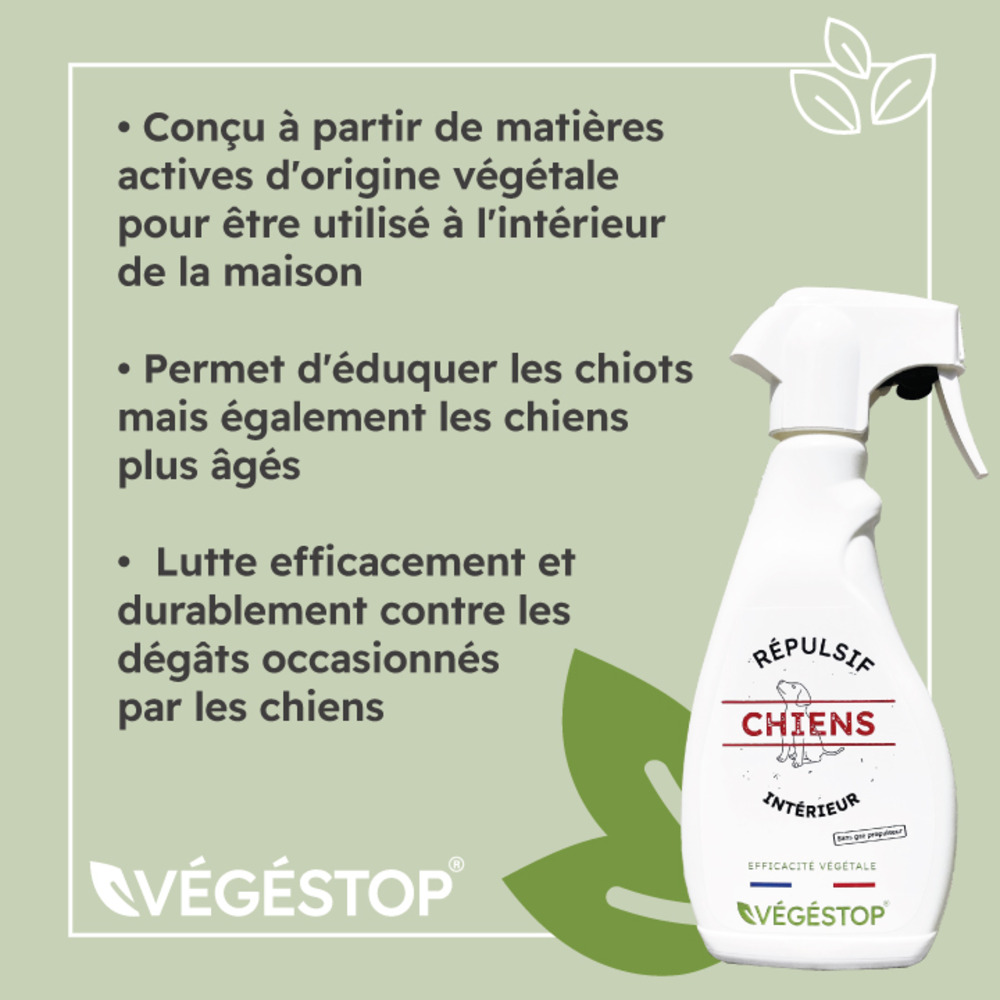 Répulsif Chiens - Spécial intérieur - 500 ml