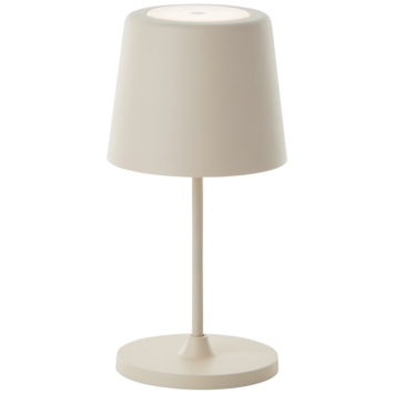 Brilliant USB oplaadbare tafellamp Kaami 2W beige