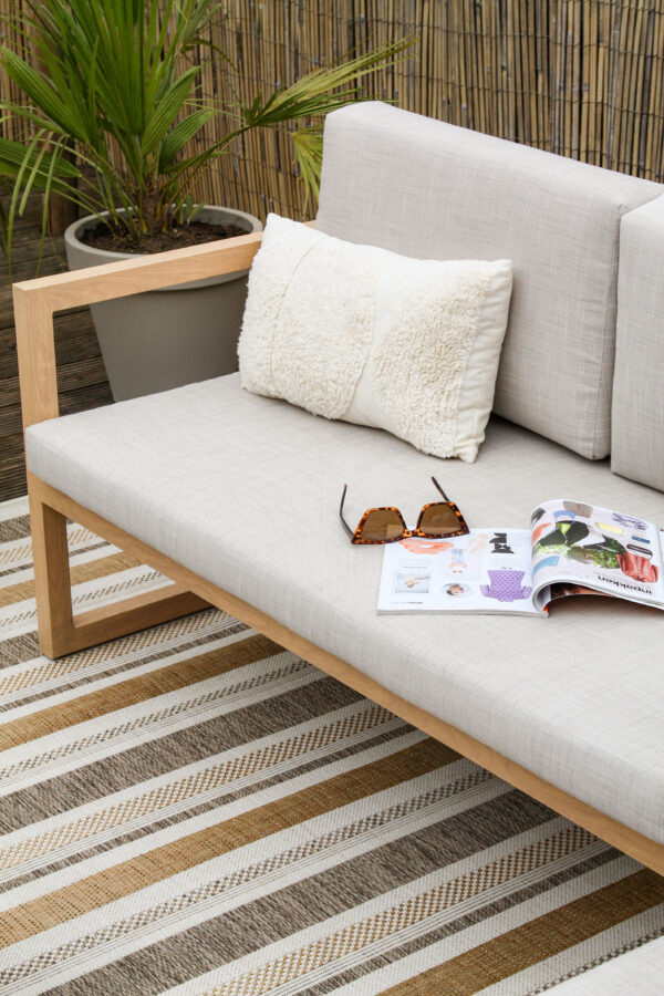 Mrcarpet Buitenkleed Treviso Bruin|Geel 160 x 230cm