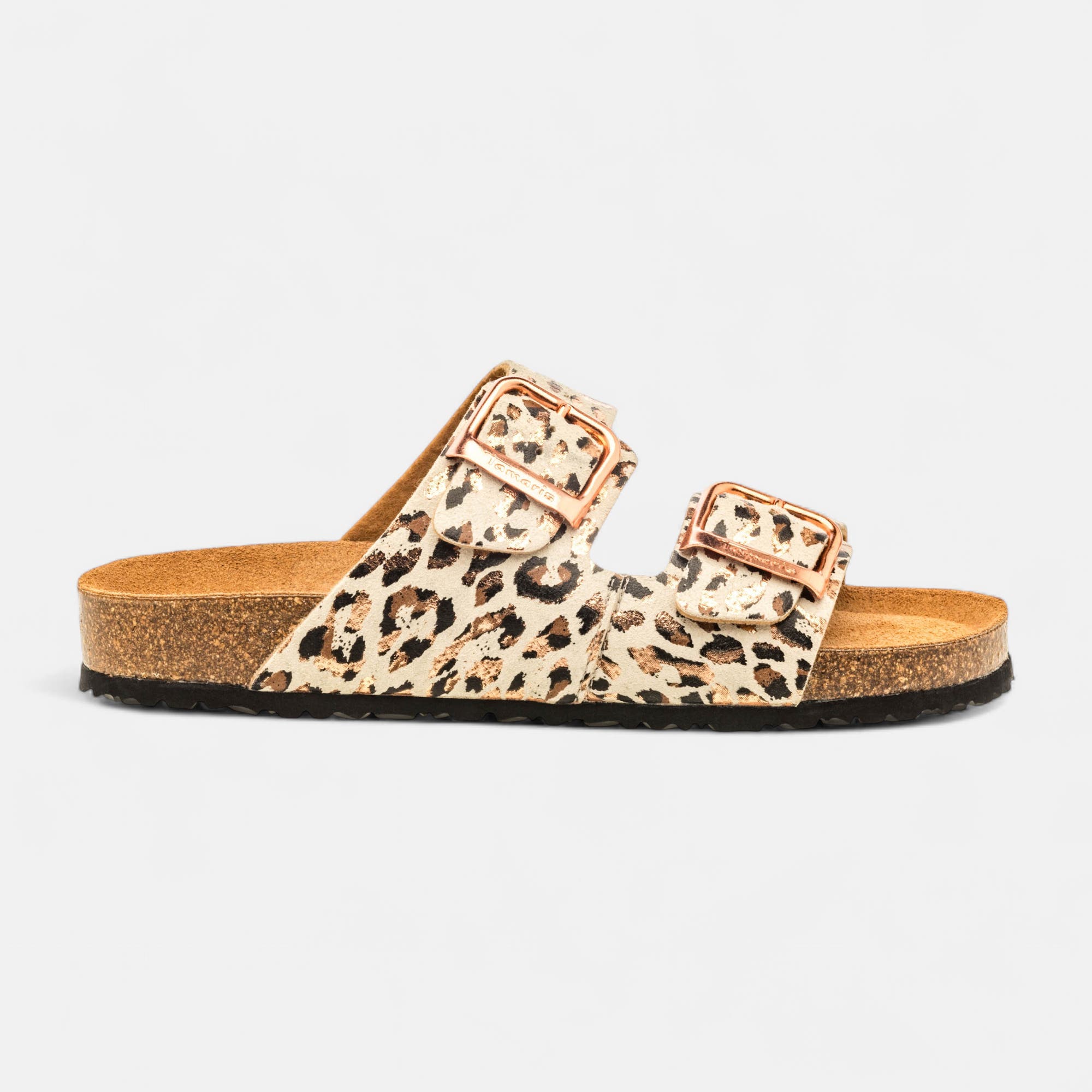 Mules semelle liège Femme beige