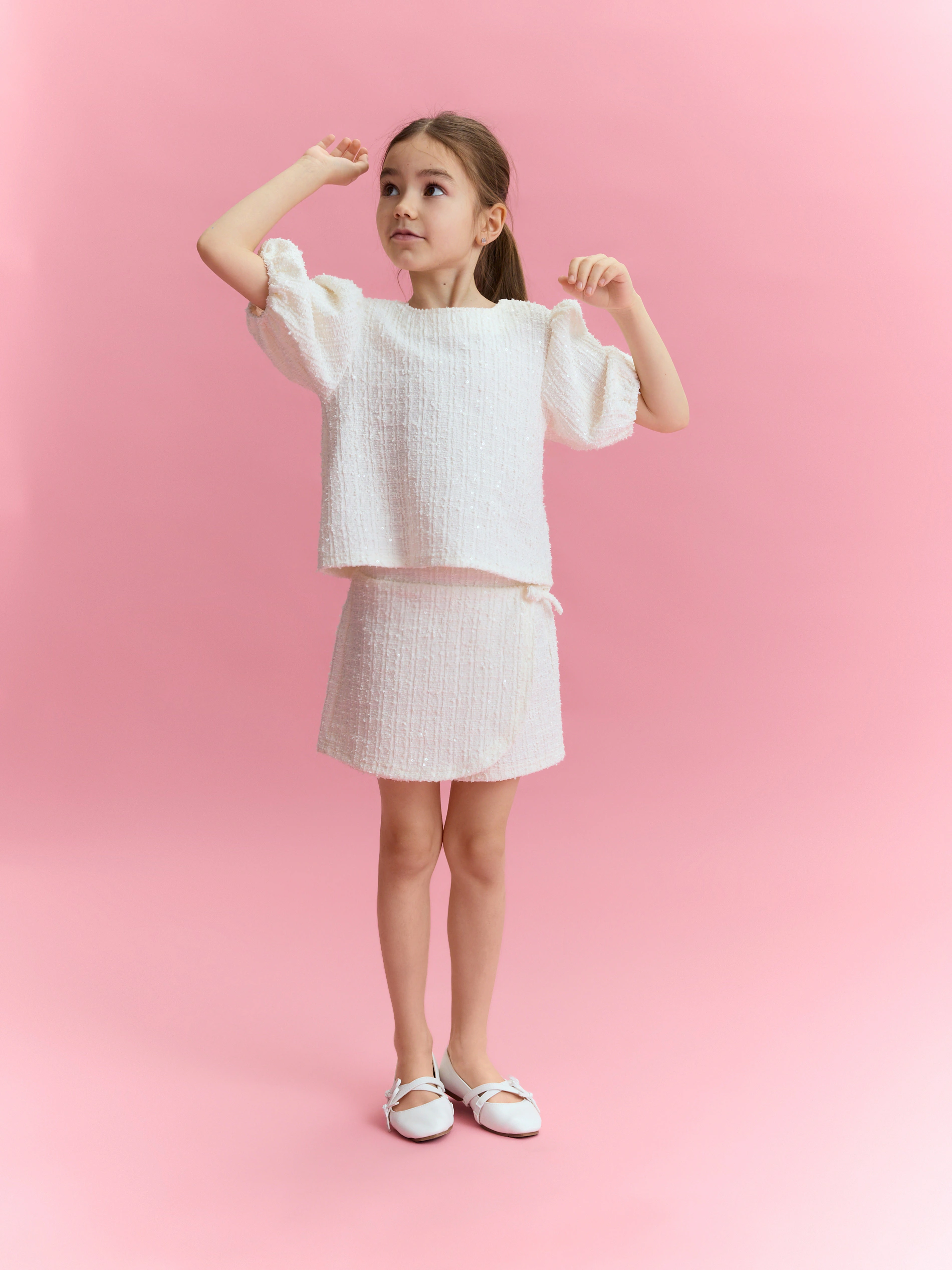Skort mit Falte
