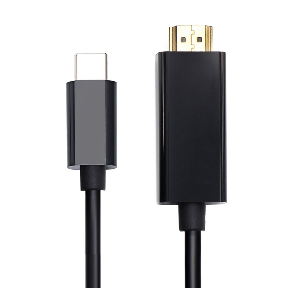 USB C auf HDMI 4K Ultra HD Adapter Kabel 1.8m für Smartphones und Tablets - Schwarz