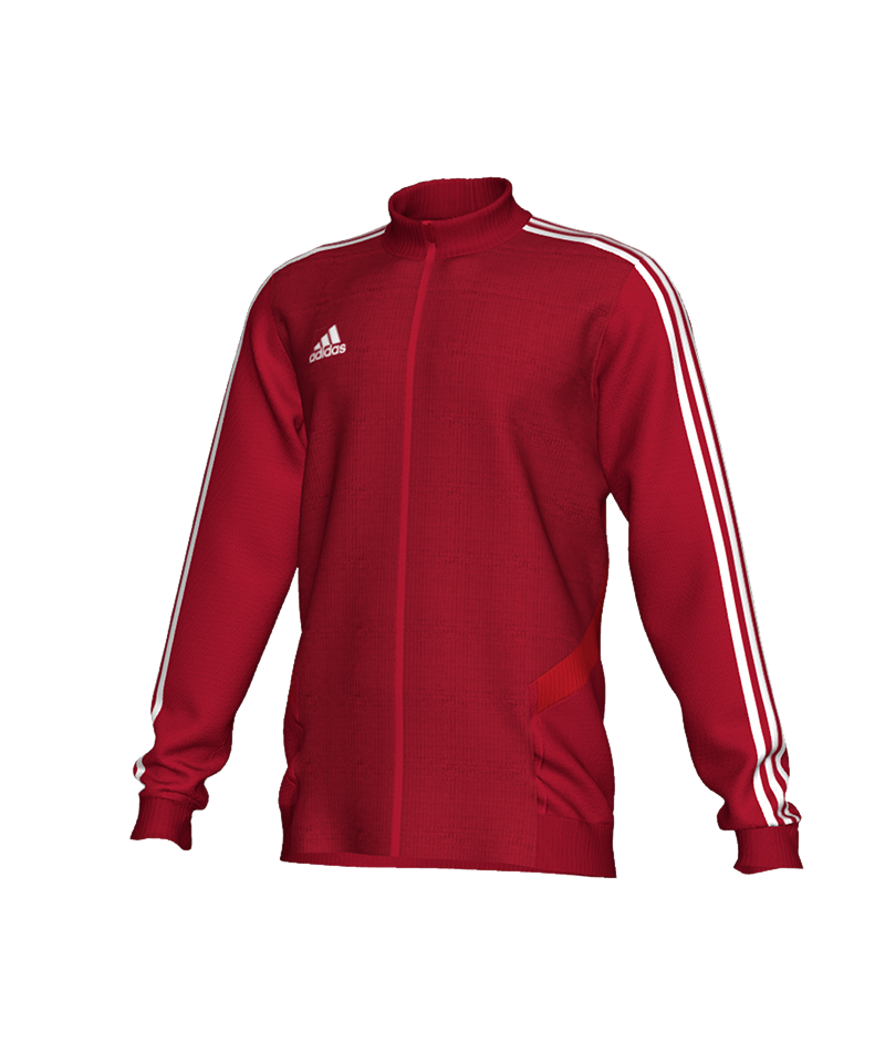adidas Tiro 19 Trainingsjacke Rot Weiss