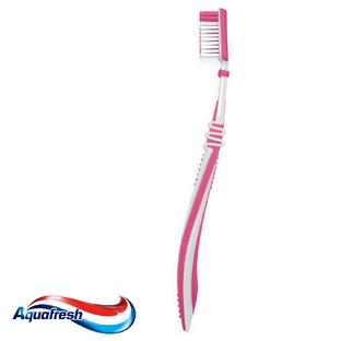 Aquafresh Clean Control Tandenborstel Soft - 100% plasticvrije verpakking 1ST