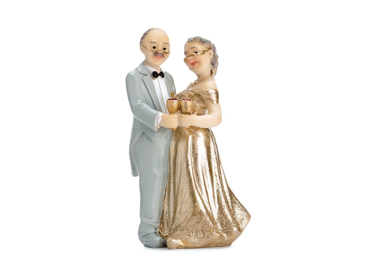 Taarttopper 50 Jaar Getrouwd 12cm