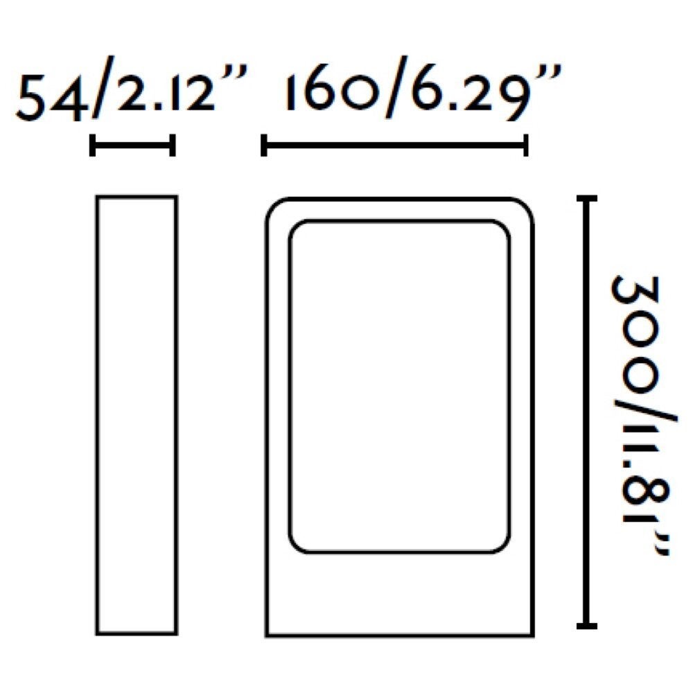 LED-padverlichting in donkergrijs, 300 mm