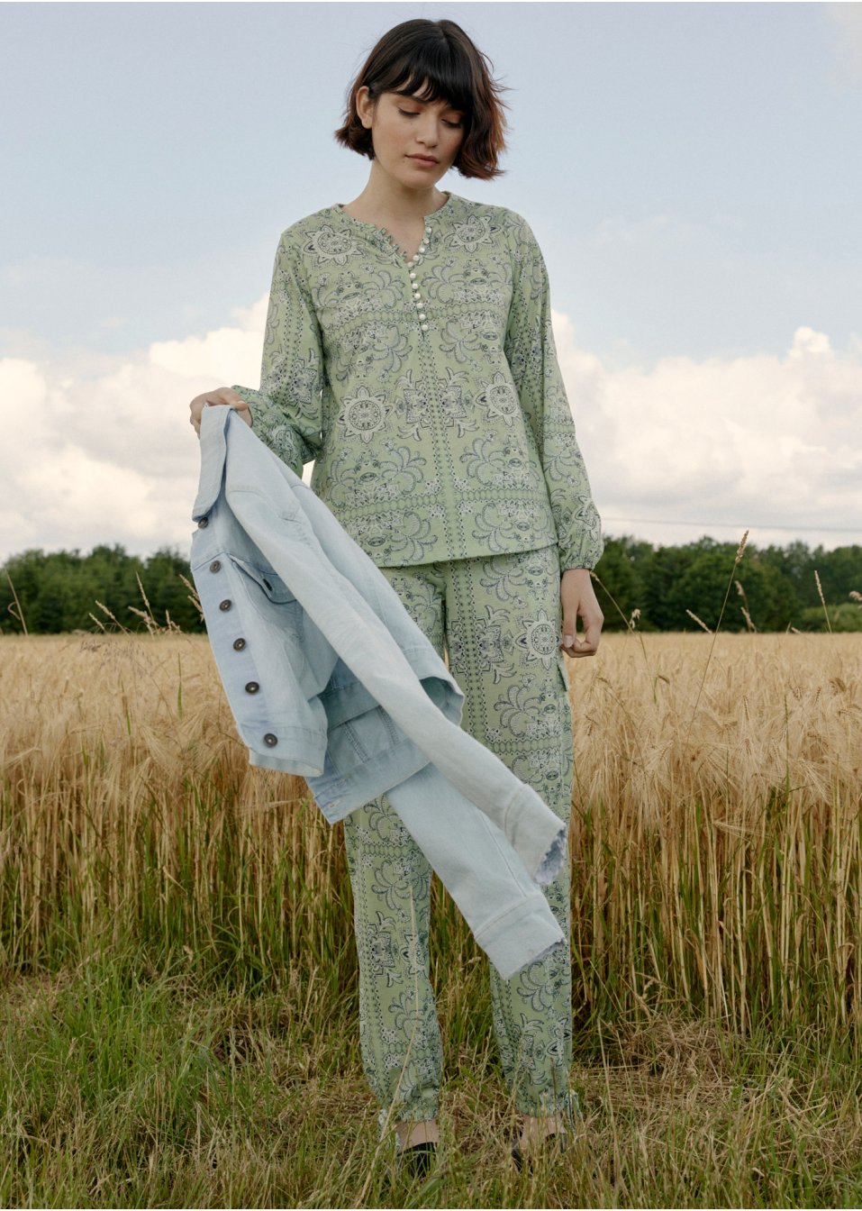 Pantalon fluide cargo