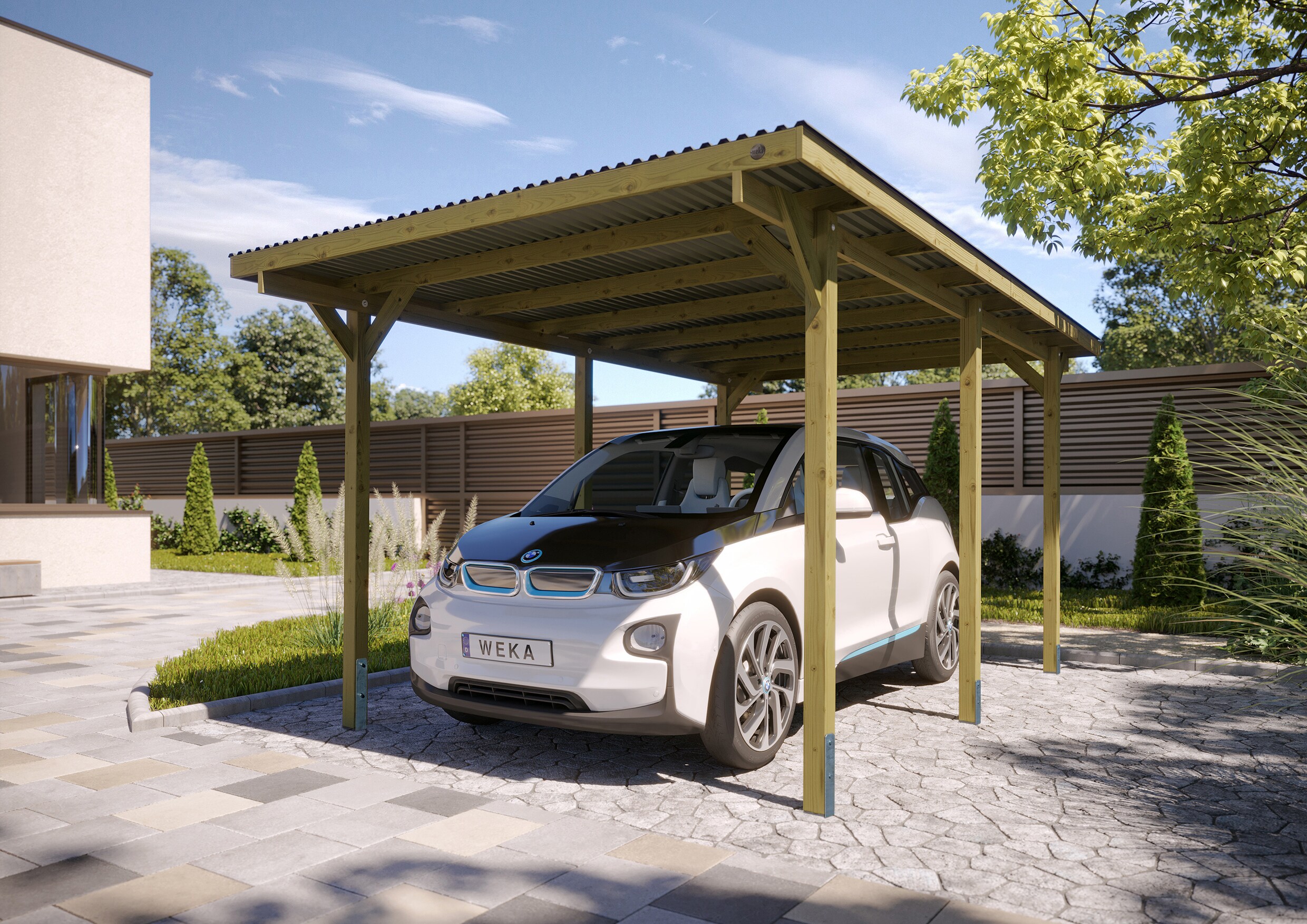 weka Einzelcarport 606