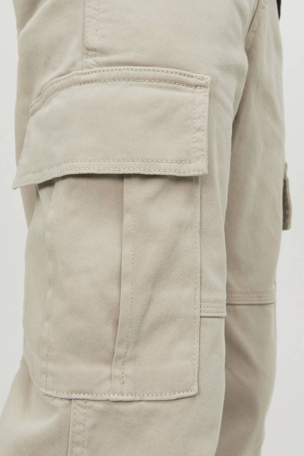 JACK & JONES loose fit cargobroek JSPTKANE JJHARLOW beige