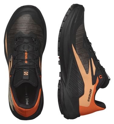 Chaussures Trail Salomon Genesis Noir Orange Homme