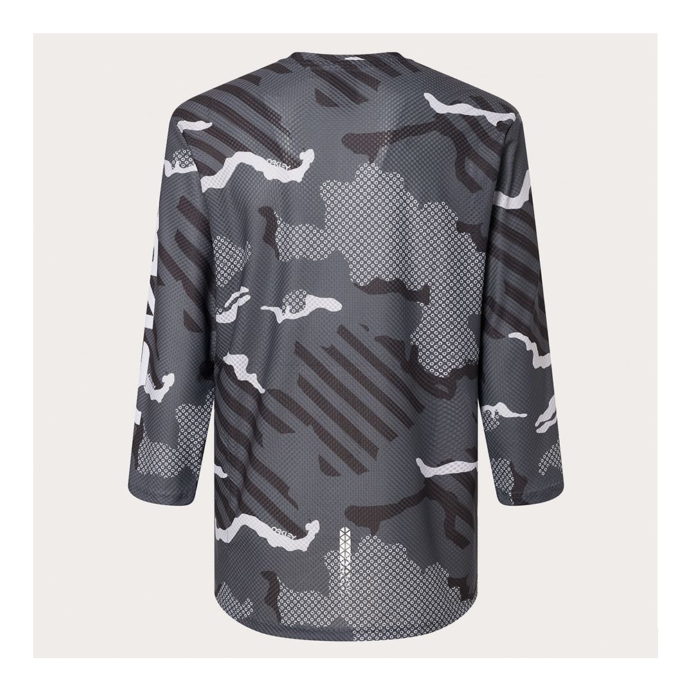 Oakley RIDE FREE - Maillot Homme black stripe/grip camo