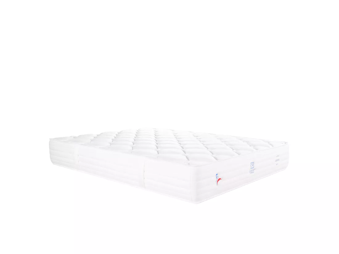 Matelas 140x190 cm, Patriote Mousse, 27cm, mémoire de forme , Soutien ferme + 2 Oreillers