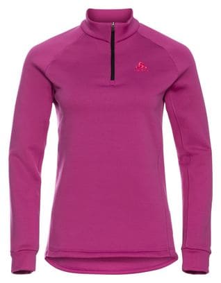 Pull Thermique 1/2 Zip Odlo Berra Rose Femme