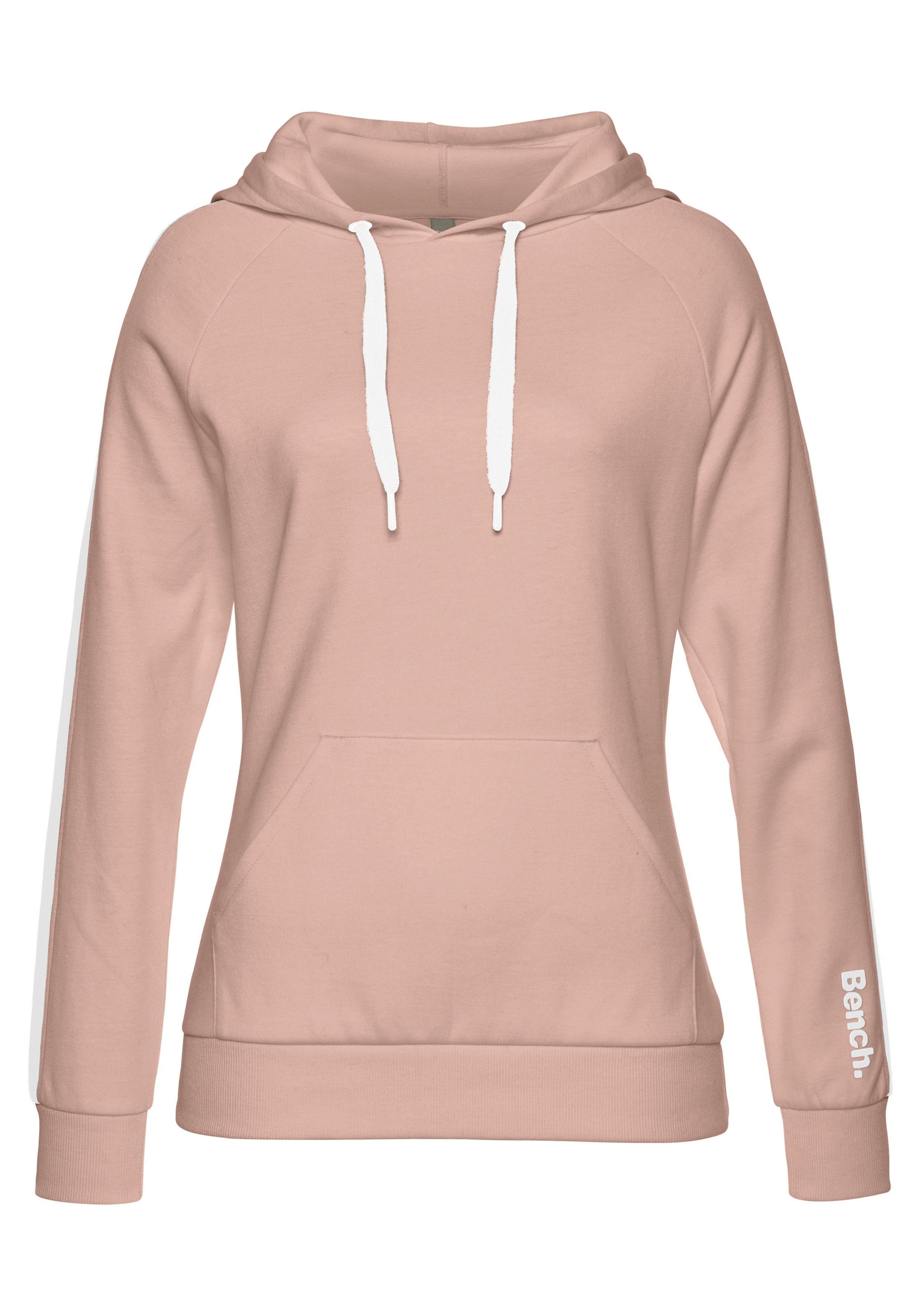 Bench. Loungewear Kapuzensweatshirt , mit Seitenstreifen und Kängurutasche, Loungewear