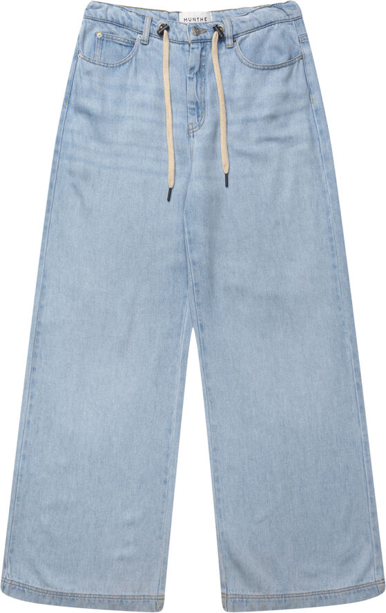 MUNTHE OBEY Tencel Pants Blue