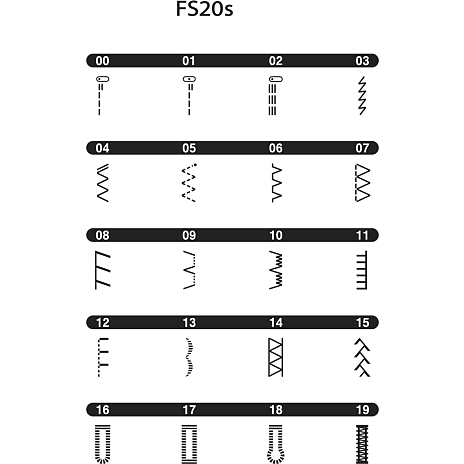 Brother FS20s symaskine inkl. XL tilbehørssæt