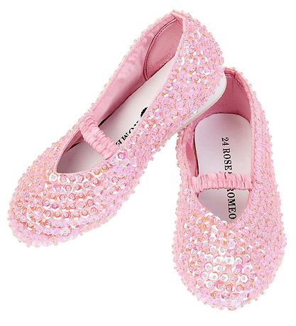 Souza Kostüm - Ballerina Schuhe m. Pailletten - Lily - Rosa