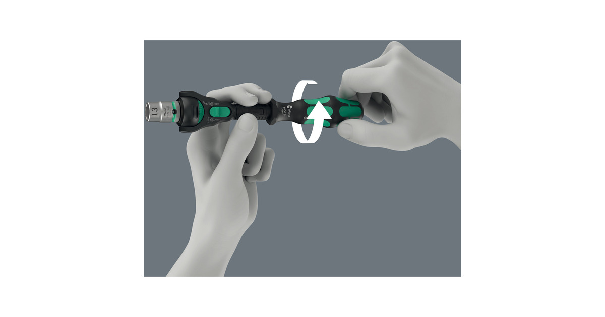 Wera8000 B Black Edition Zyklop Speed ratel met 3/8