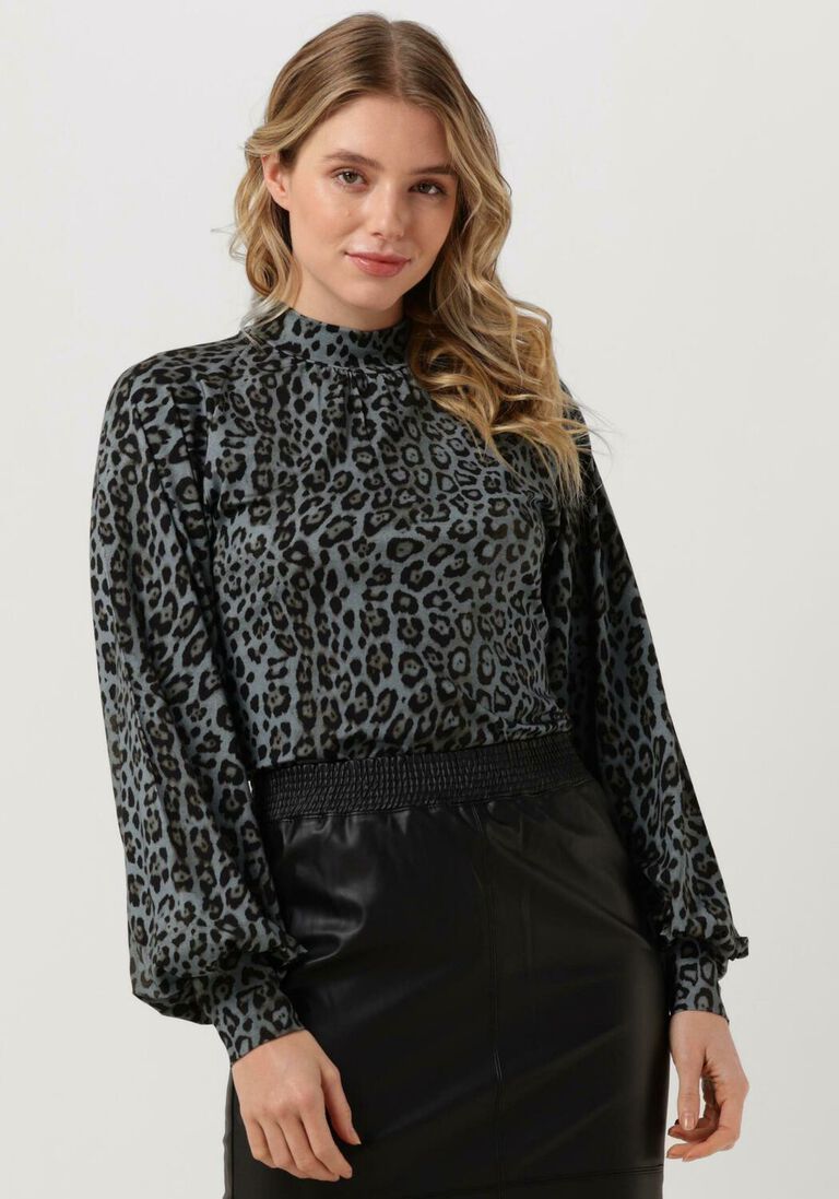 JANSEN AMSTERDAM blauwe jansen amsterdam blouse tamara