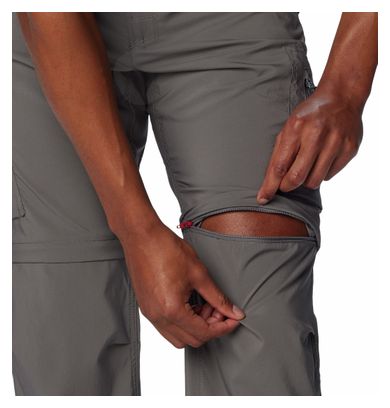 Pantalon Convertible Columbia Silver Ridge Utility Gris