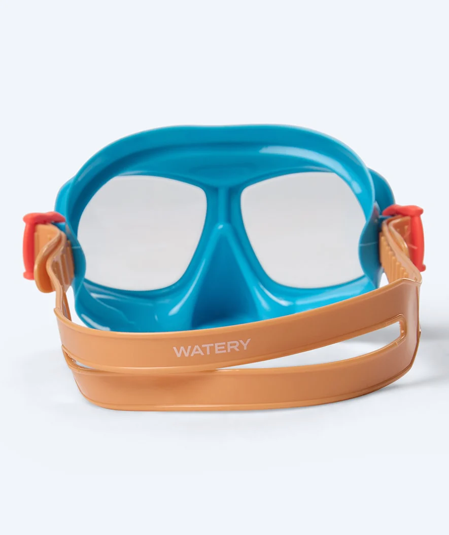 Watery snorkelsæt til junior (8-15) - Wyre/Bimasha - Orange/blå