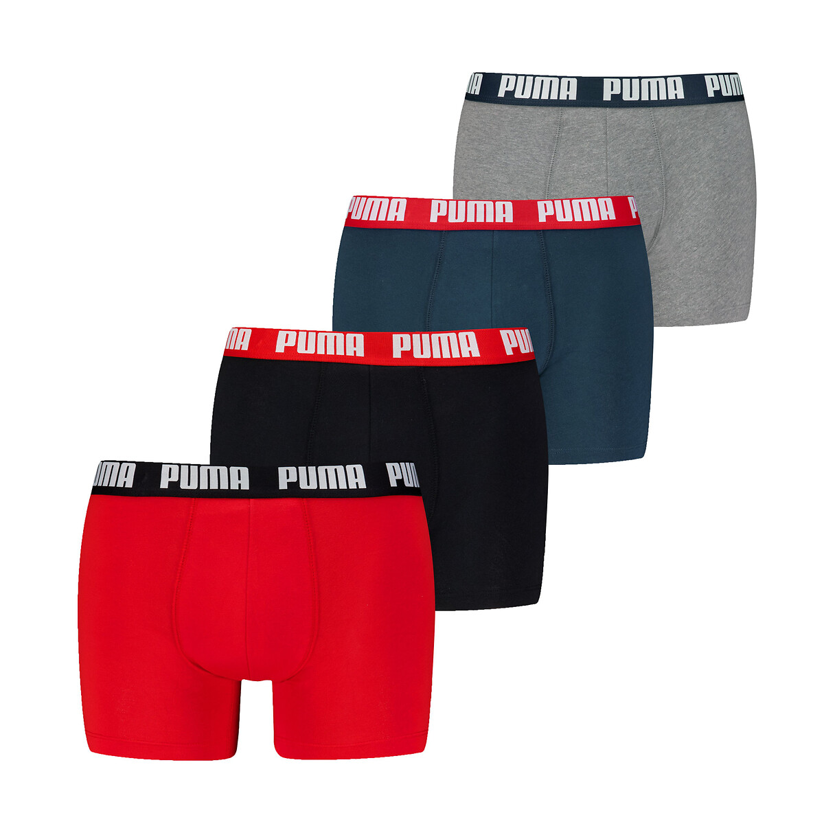 PUMA<br>Conjunto de 4 cuecas boxer para uso diário
