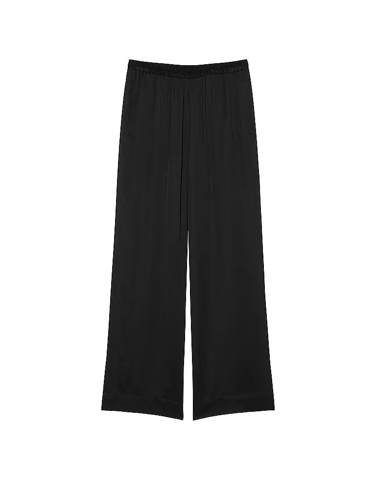 MARC O'POLO Marlenehose schwarz