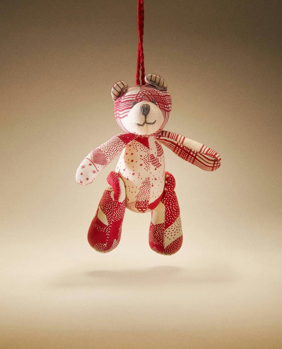 URSO DE RETALHOS DE NATAL