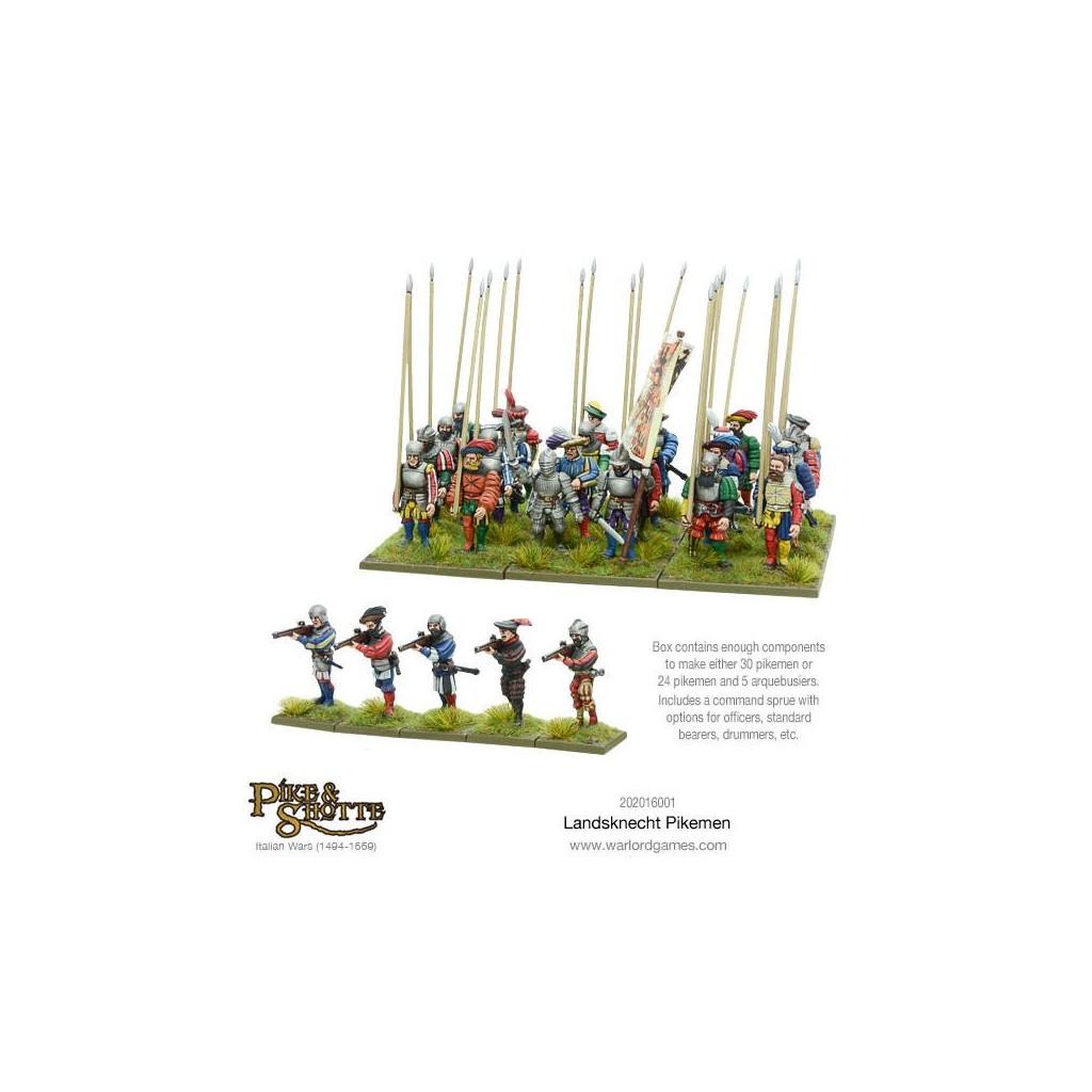 Pike & Shotte - Landsknechts Pikemen