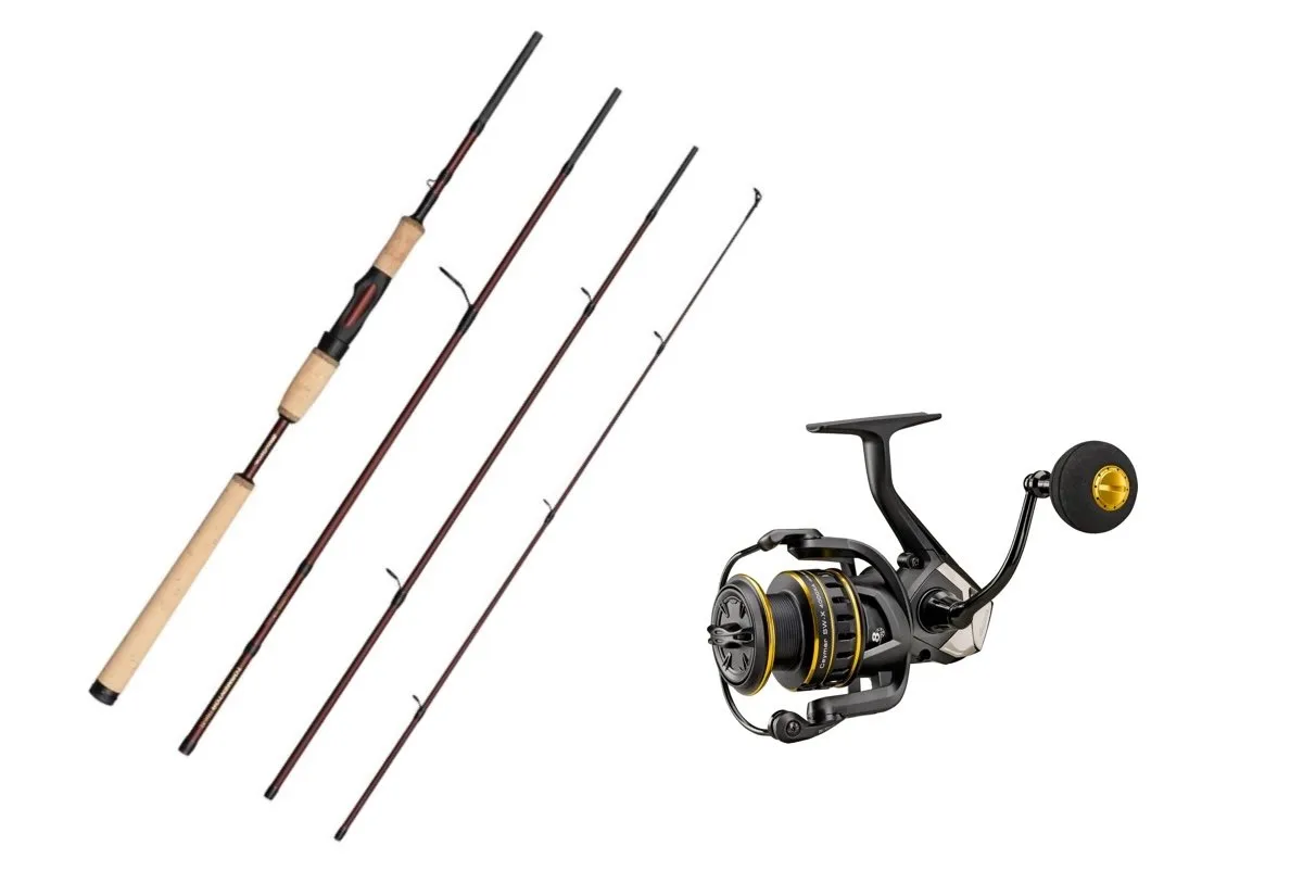 AbuGarcia Tormentor2 Travel 2.74m 15-45/Okuma Ceymar Sw 4000xa