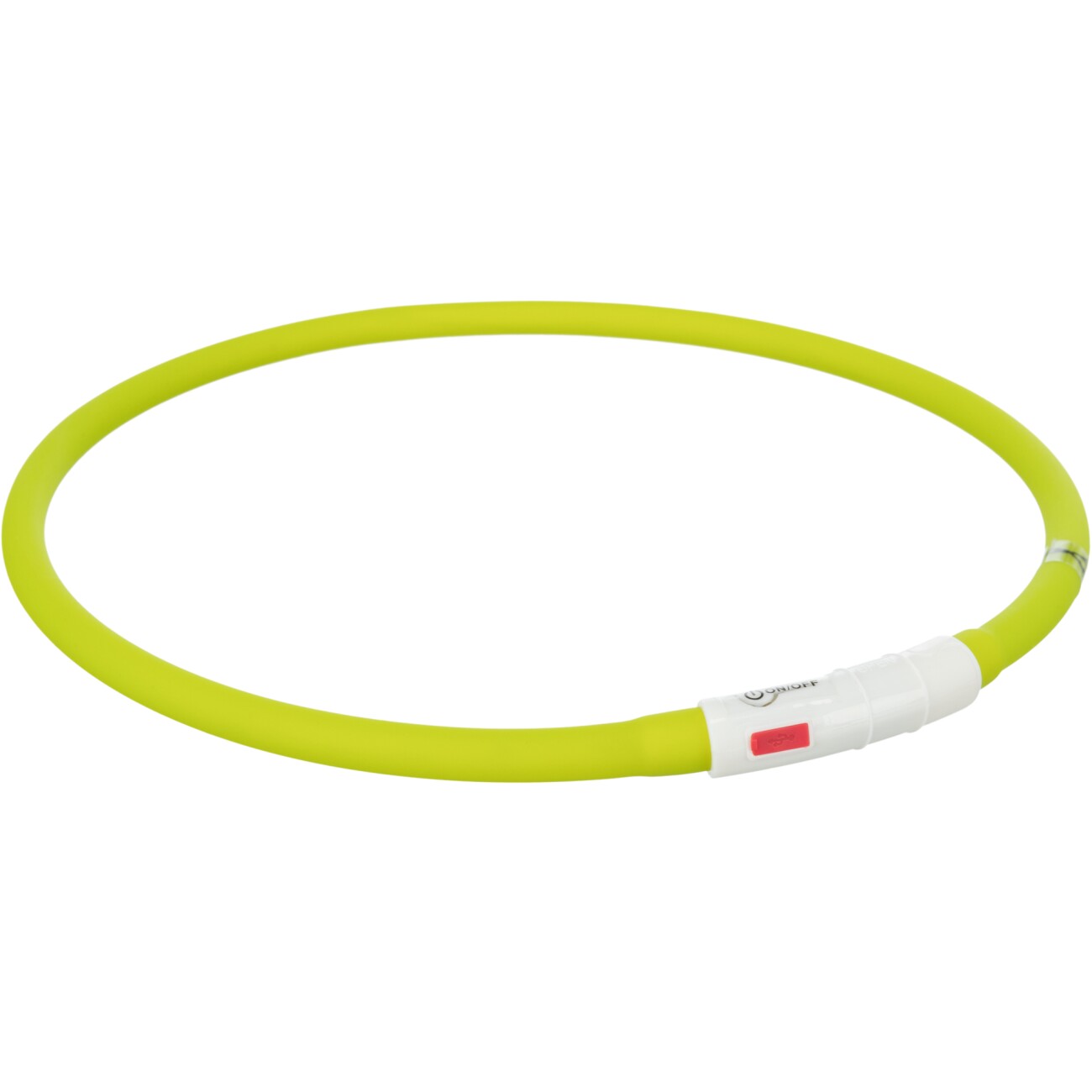 Trixie Flash Leuchtring USB, XS-XL 70 cm/ø 10 mm grün