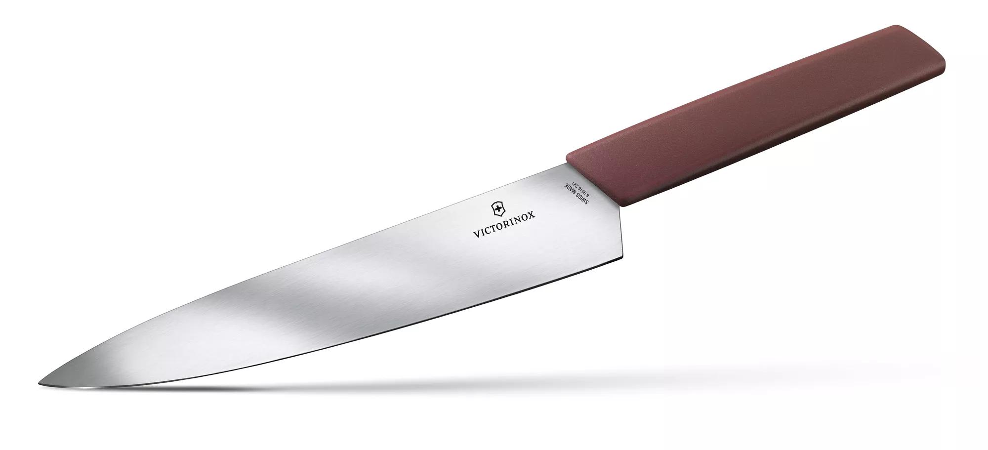 Swiss Modern Kochmesser-grape-red