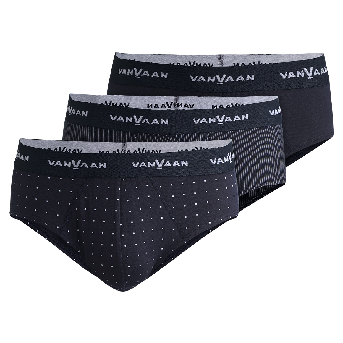 VanVaan 3 Herren Slips im Set dunkelblau