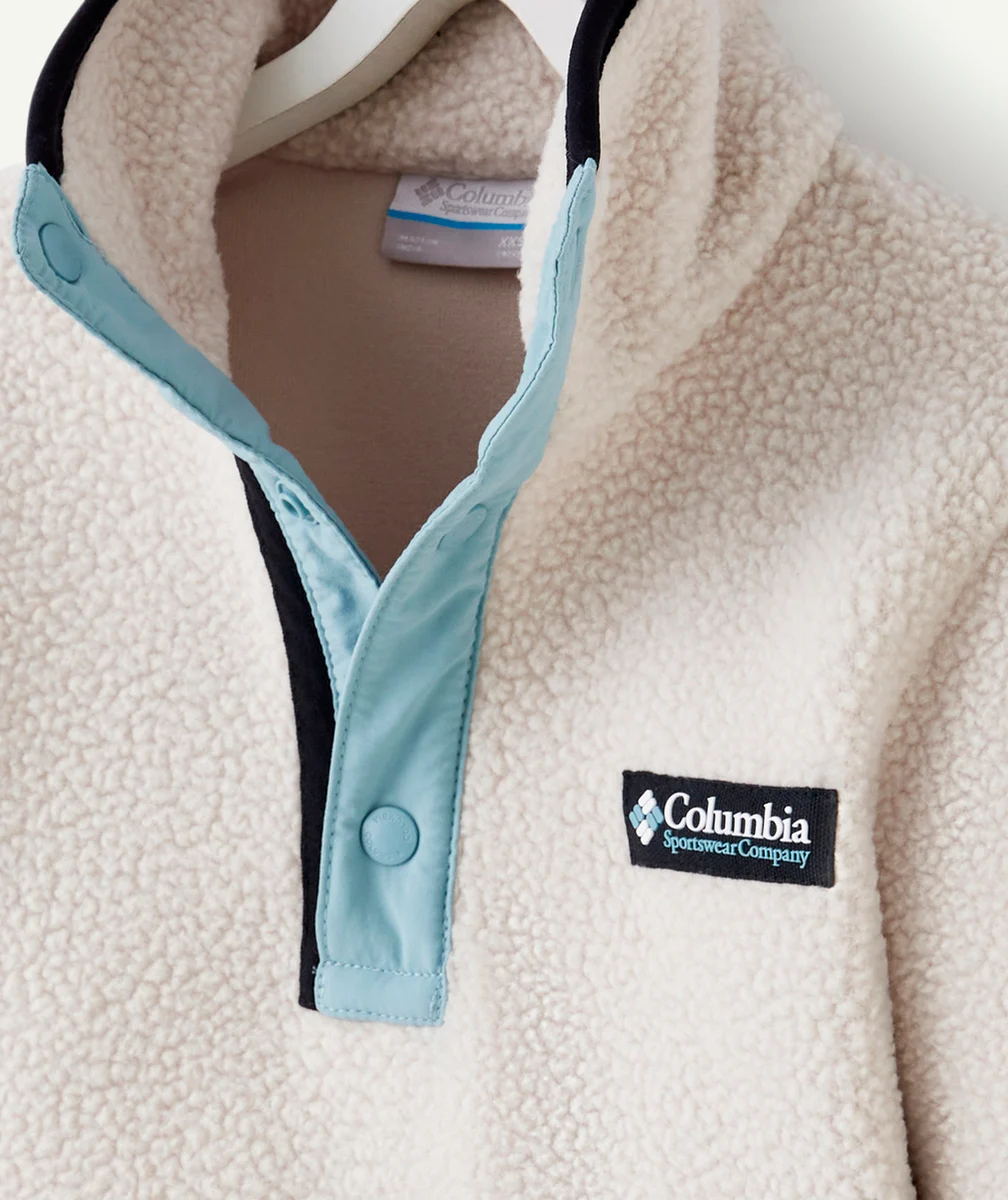 COLUMBIAPOLAIRE STREETWEAR HELVETIA ÉCRU ET BLEU PÂLE