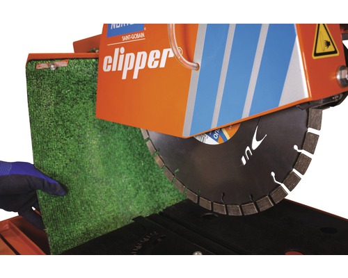 Norton Clipper CGW steenzaagmachine inclusief Pro Universal Laser diamantzaagblad Ø350x25,4 mm