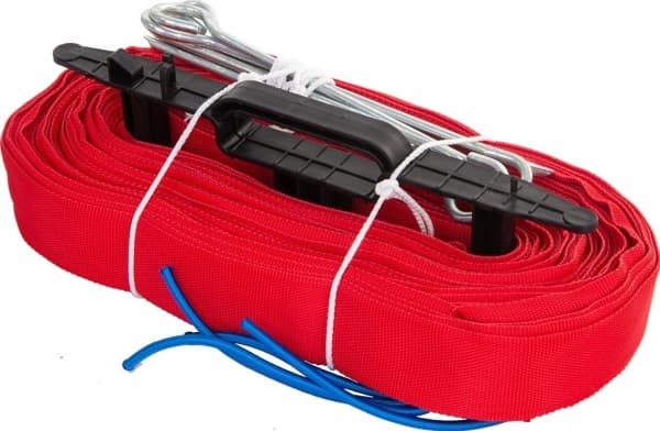 Netex-TAPE FOR BEACH-VOLLEYBALLBANNE 48m (2x8m OG 2x16m) NETEX - RØD