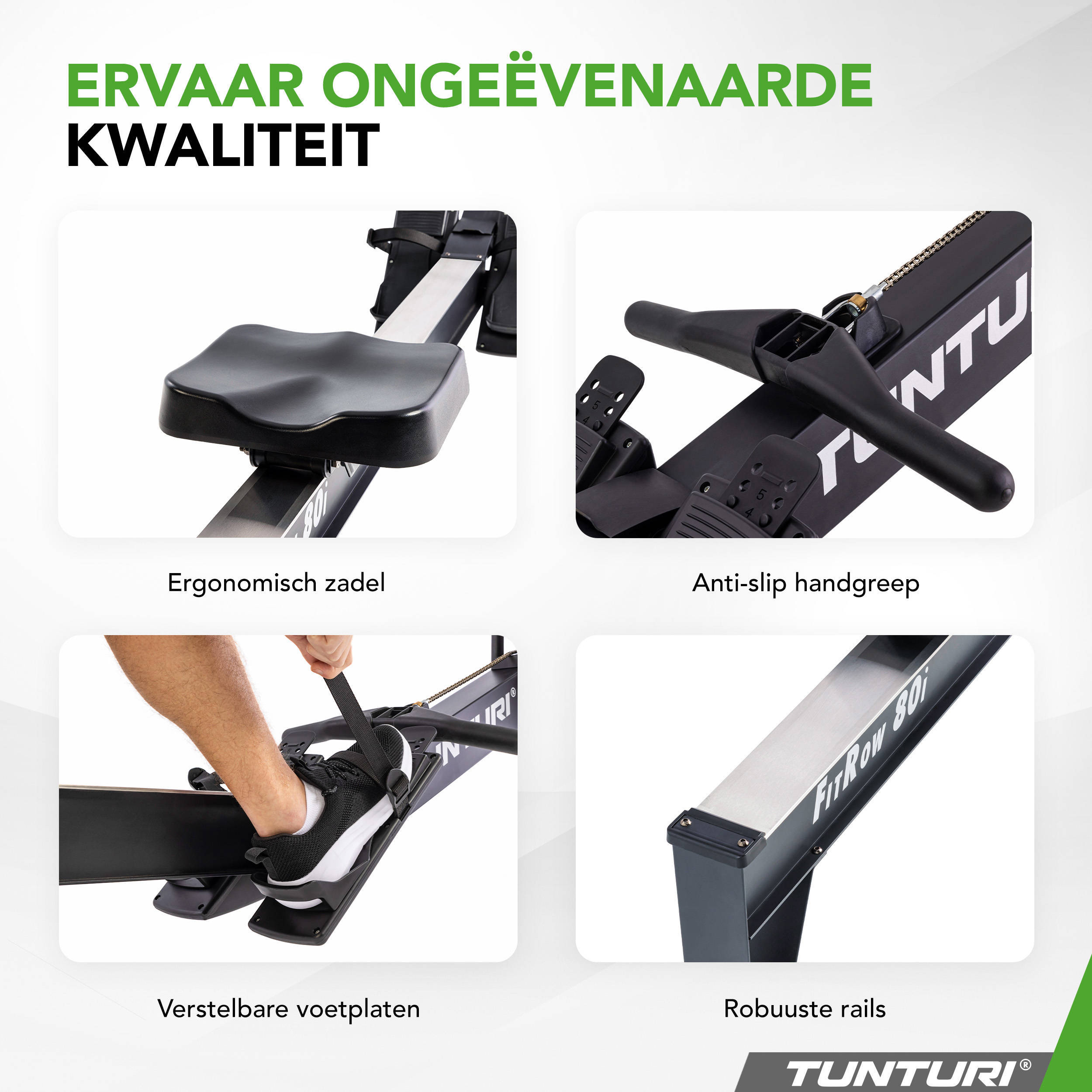 Tunturi roeitrainer FitRow 80i