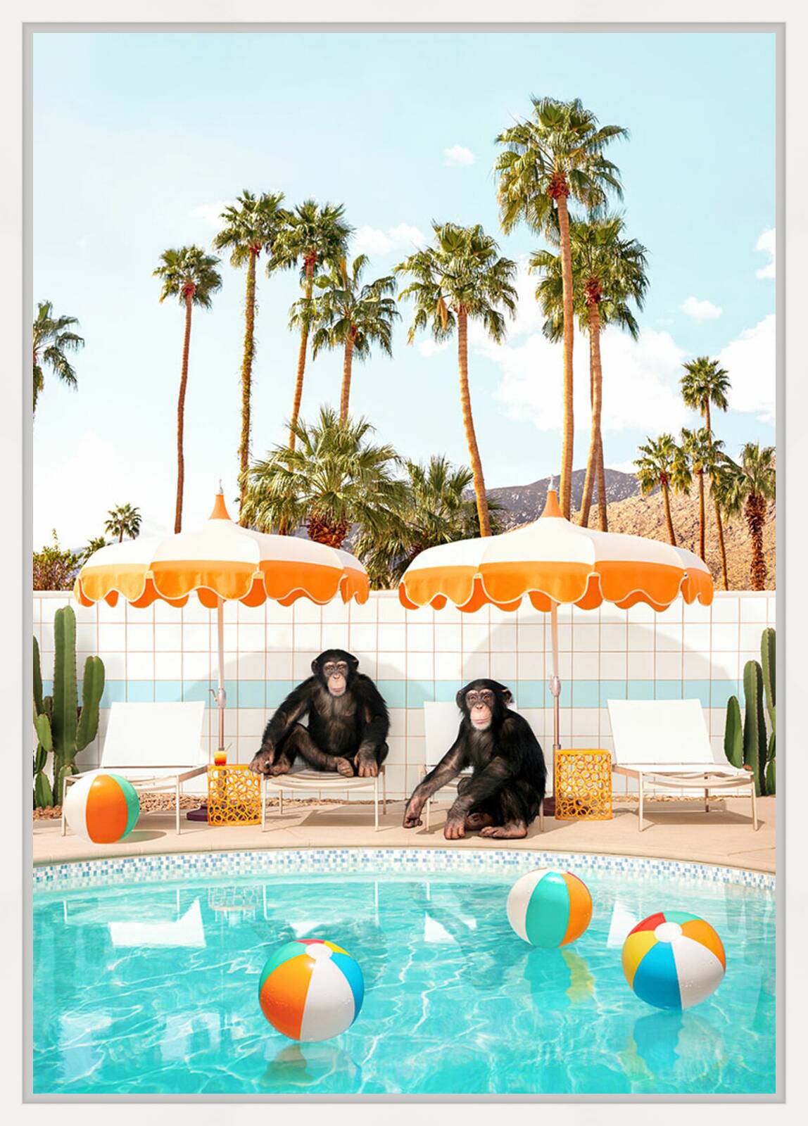 Chimp Party by Paul Fuentes - Open Edition.