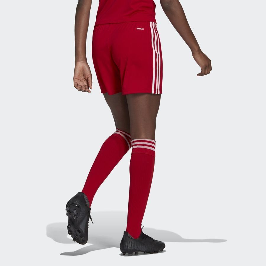 adidas Short Squadra 21 - Rouge/Blanc Femme