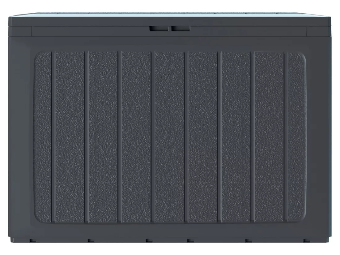 Boardebox Coffre de jardin 190l plastique anthracite 78 x 43,3 x 55 cm