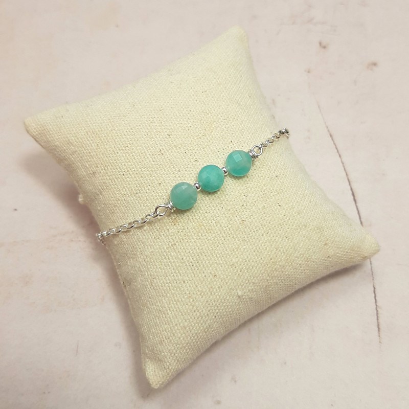 Bracelet Maya Amazonite Argent 925