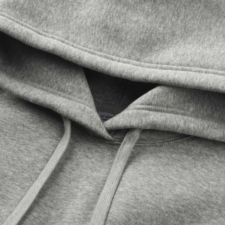 Carite Oversized Crop hættetrøje Grå