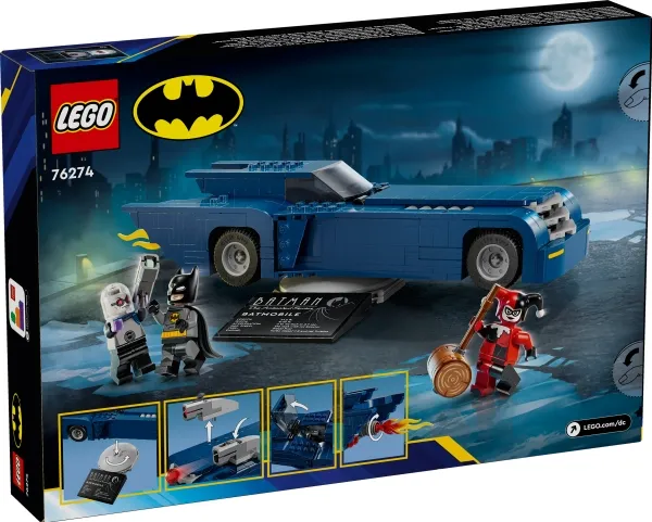 LEGO Super Heroes DC 76274 Batman™ og Batmobile™ mod Harley Quinn™ og Mr. Freeze™