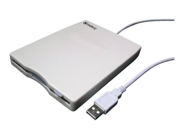 Sandberg USB Floppy Mini Reader - Platestasjon - Diskett (1.44 MB) - USB - ekstern